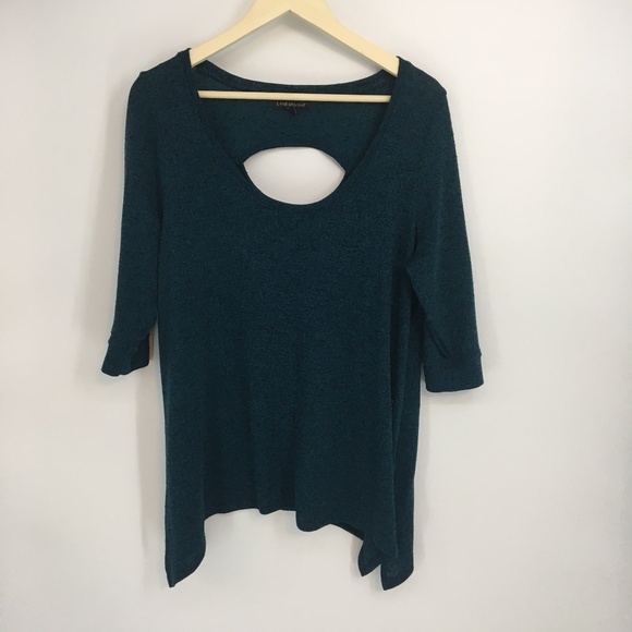 Lane Bryant Tops - Lane Bryant Textured Knit Scoop Swing Top 18/20
